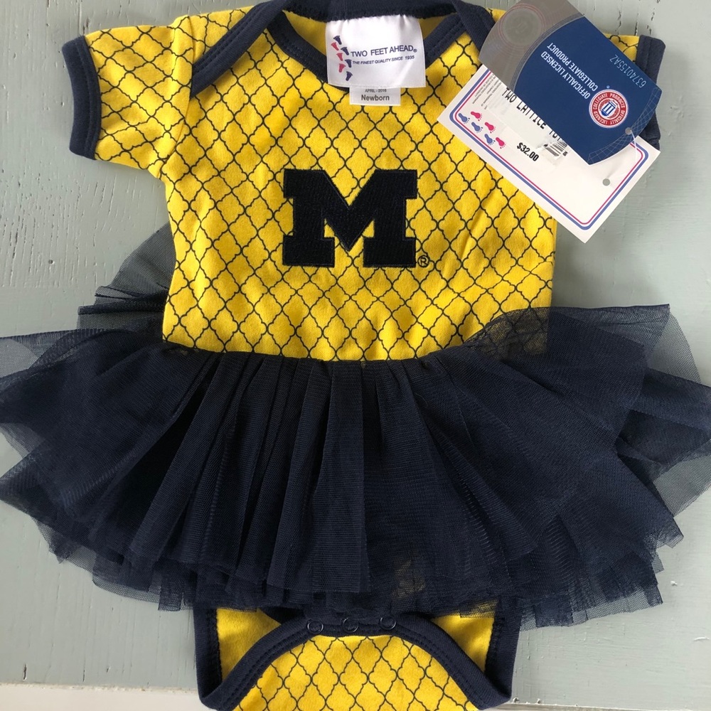University of Michigan Tutu Onesie NB